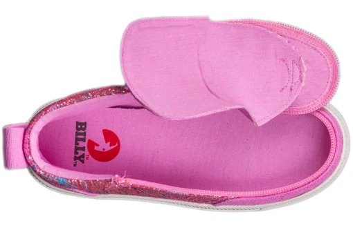 Pink Printed Canvas BILLY Classic Lace Highs - Image 4