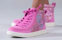 Pink Printed Canvas BILLY Classic Lace Highs -Boutique Shoe Discount Store BK19011 670 studio standing 2 940x614 1d380b1b 1b0b 42ea b962 b12f4e8d5308