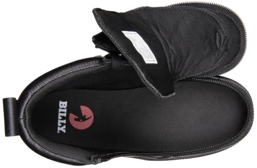 Black To The Floor Leather BILLY Classic Lace Highs - Image 4