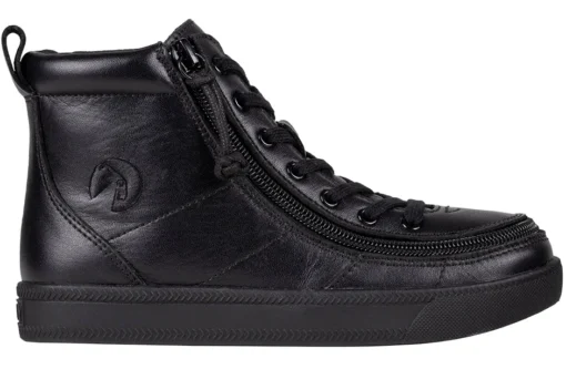 Black To The Floor Leather BILLY Classic Lace Highs - Image 2