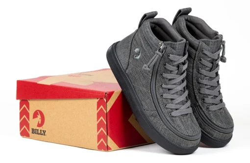 FINAL SALE - Charcoal Jersey BILLY Street High Tops - Image 7