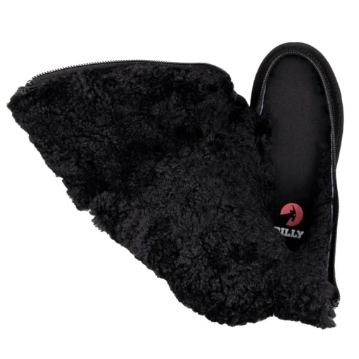 FINAL SALE - Black BILLY Cozy Quilt Lux Boots - Image 3