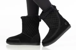 FINAL SALE - Black BILLY Cozy Quilt Lux Boots -Boutique Shoe Discount Store BK21326 001 studio standing 1 940x614 857a0fa7 c182 4c54 b506 86d402ff0767