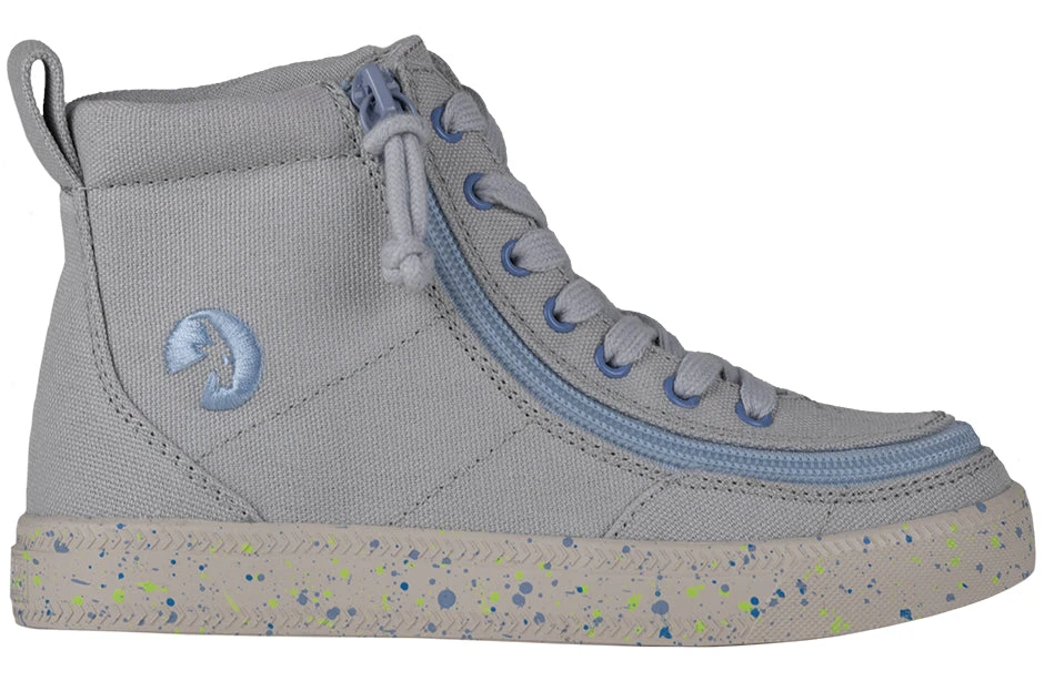 FINAL SALE - Grey/Blue Speckle BILLY Classic Lace High Tops - Image 2