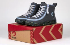 FINAL SALE - Charcoal/Blue Speckle BILLY Classic Lace High Tops -Boutique Shoe Discount Store BK22100 021 studio 1 940x614 6ae67c9f 737c 4016 9dd5 18ad76a4ff63