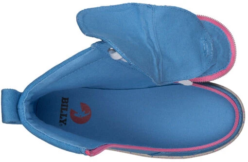 FINAL SALE - Blue/Pink Speckle BILLY Classic Lace High Tops - Image 4