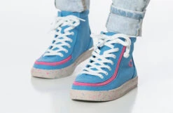 FINAL SALE - Blue/Pink Speckle BILLY Classic Lace High Tops -Boutique Shoe Discount Store BK22100 420 studio standing 2 940x614 63e7539e 5f64 422d b79c a5233b06e534