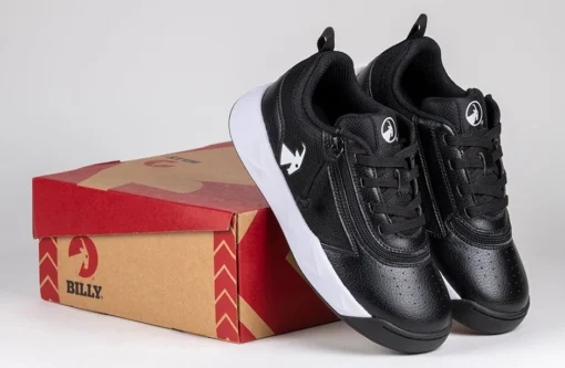 FINAL SALE - Black/White BILLY Sport Court Athletic Sneakers - Image 7