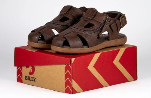 FINAL SALE - Brown BILLY Sandals - Image 6