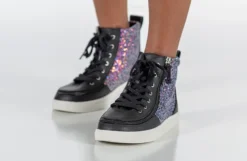 Black Fuchsia Glitz BILLY Classic Lace High Tops -Boutique Shoe Discount Store BK22300 040 studio standing 2 940x614 2a77e2f3 1ed5 462b 8c27 90c596ec6b00