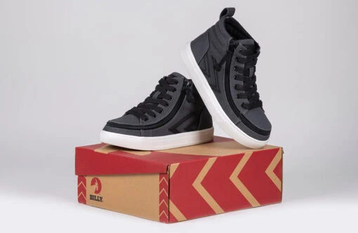 Charcoal/Black BILLY CS Sneaker High Tops - Image 9