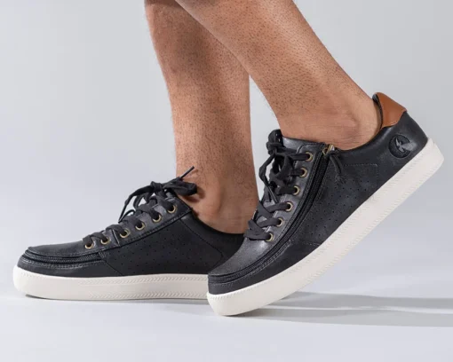 FINAL SALE - Men's Black BILLY Low Sneakers - Image 6