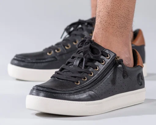FINAL SALE - Men's Black BILLY Low Sneakers - Image 8
