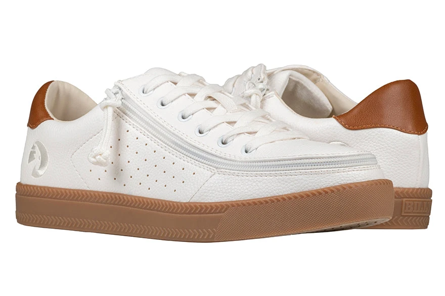 FINAL SALE - Men's White BILLY Low Sneakers