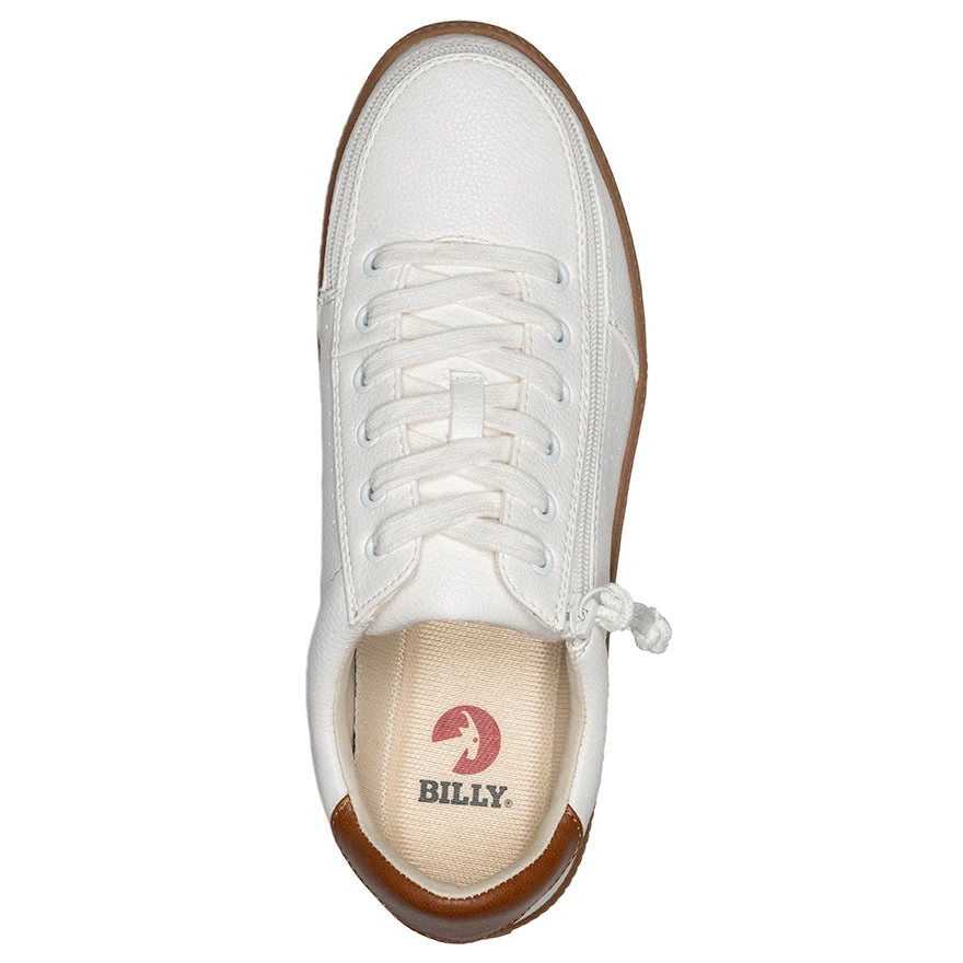 FINAL SALE - Men's White BILLY Low Sneakers - Image 3