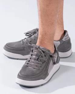 FINAL SALE - Men's Charcoal Suede/Mesh BILLY Comfort Classic Lows -Boutique Shoe Discount Store BM20102 021 Studio2 704x880 1