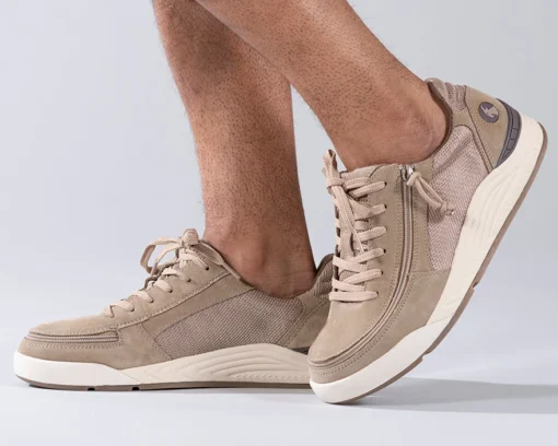 FINAL SALE - Men's Tan Suede/Mesh BILLY Comfort Classic Lows - Image 8