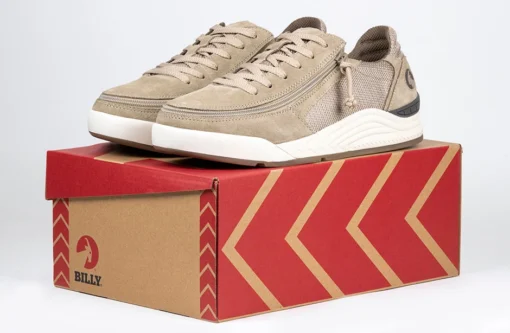 FINAL SALE - Men's Tan Suede/Mesh BILLY Comfort Classic Lows - Image 11