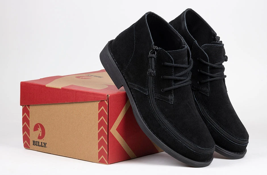 FINAL SALE - Men's Black BILLY Chukkas - Image 7