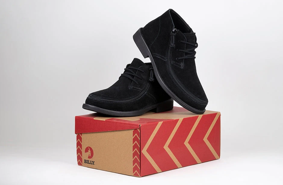 FINAL SALE - Men's Black BILLY Chukkas - Image 8