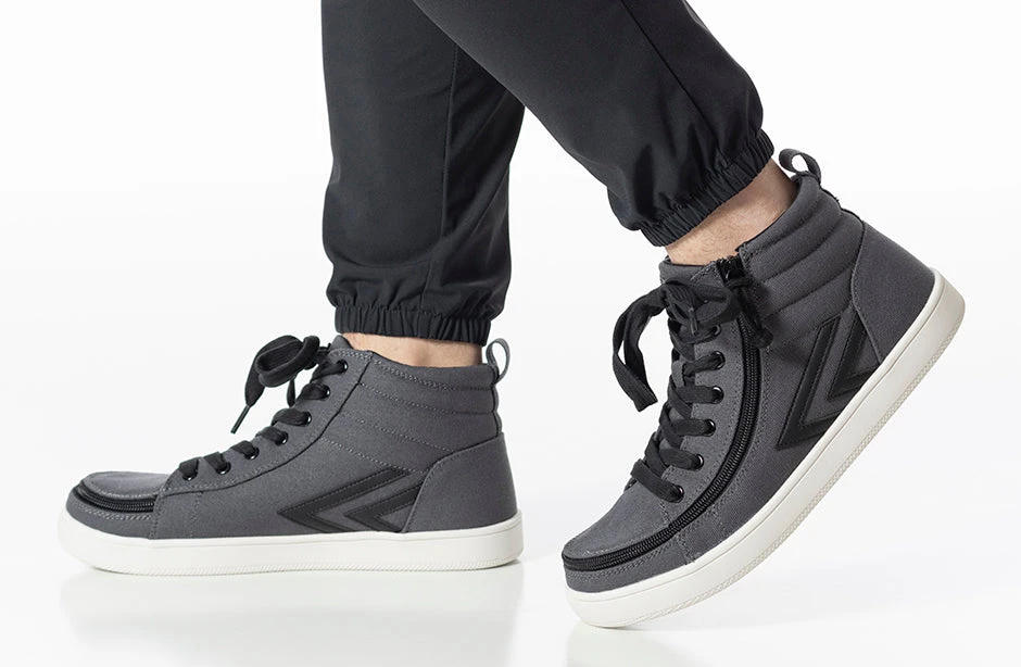 Men's Charcoal/Black BILLY CS Sneaker High Tops - Image 10