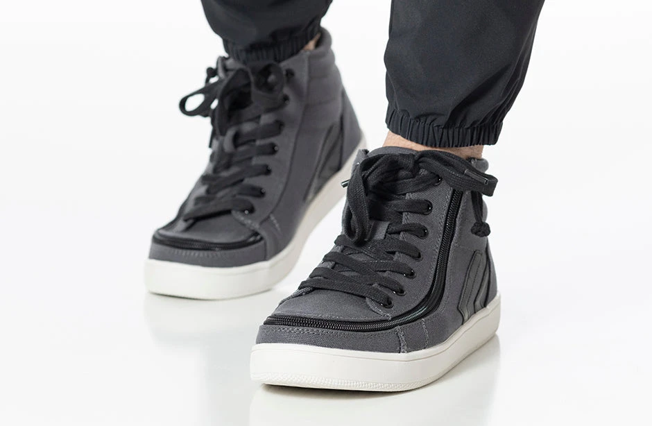 Men's Charcoal/Black BILLY CS Sneaker High Tops - Image 11
