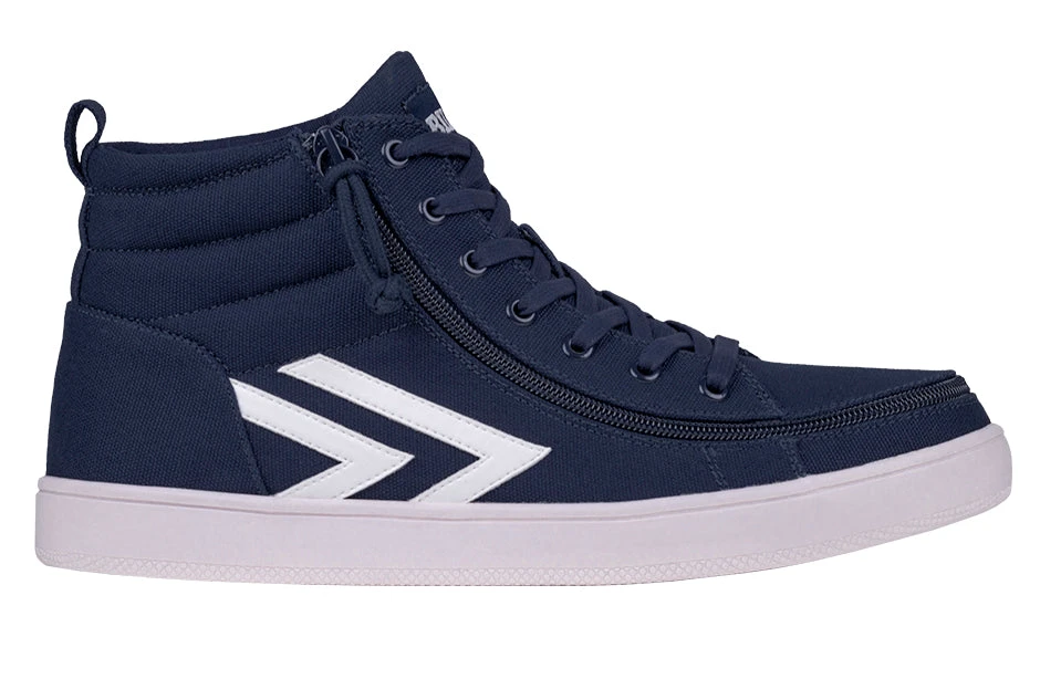 Men's Navy/White BILLY CS Sneaker High Tops - Image 2