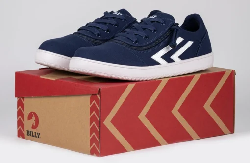 Men's Navy/White BILLY CS Sneaker Low Tops - Image 7