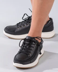FINAL SALE - Women's Black Leather BILLY Comfort Lows -Boutique Shoe Discount Store BW20100 001 Studio2 704x880 a3a9dfb9 450c 4b3f 893c 2bfb2d361d3e