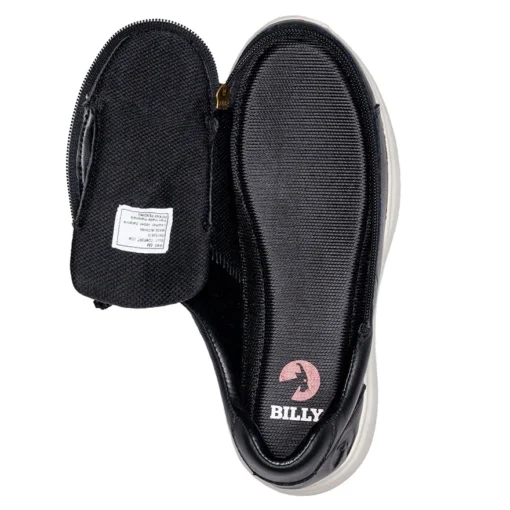 FINAL SALE - Women's Black Leather BILLY Comfort Lows - Image 4