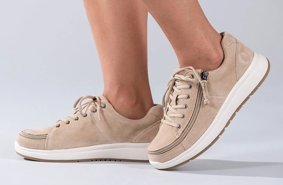 Women's Tan Suede BILLY Comfort Lows - Image 6