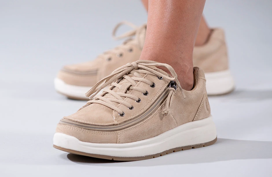 Women's Tan Suede BILLY Comfort Lows - Image 7