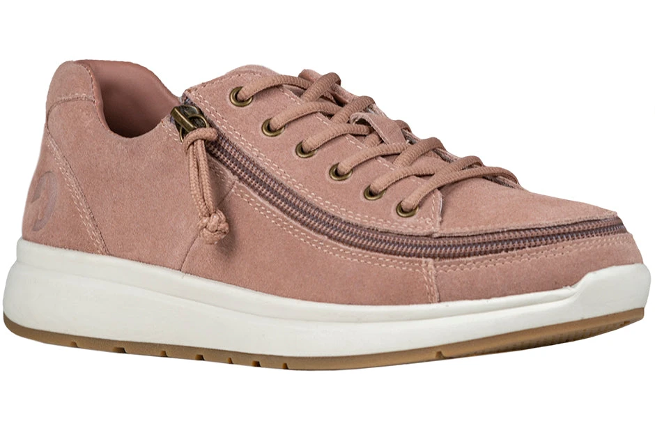 FINAL SALE - Women's Blush Suede BILLY Comfort Lows