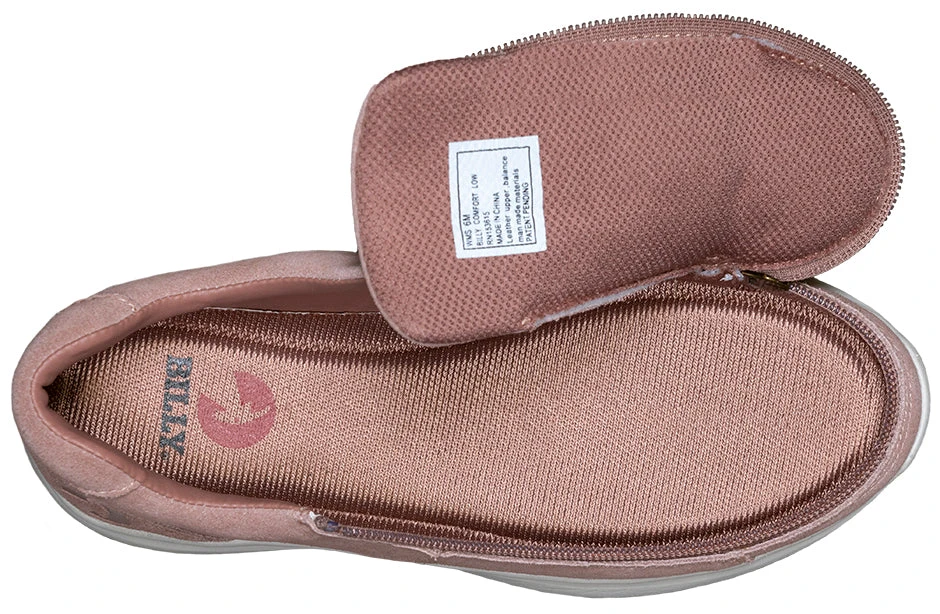 FINAL SALE - Women's Blush Suede BILLY Comfort Lows - Image 4