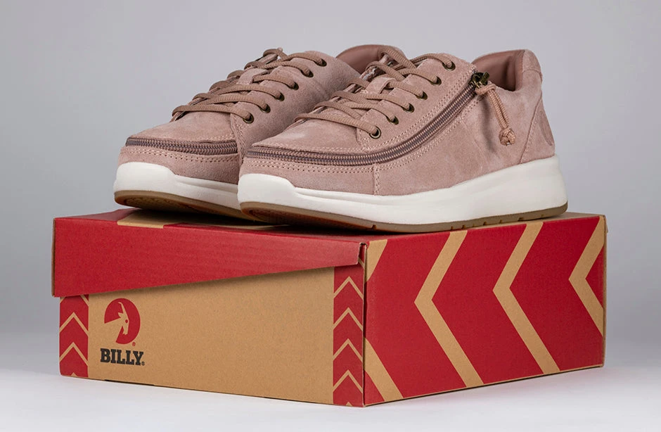 FINAL SALE - Women's Blush Suede BILLY Comfort Lows - Image 8