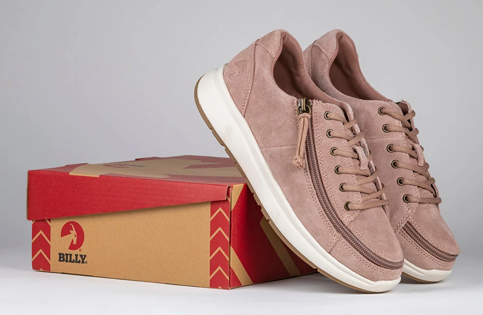 FINAL SALE - Women's Blush Suede BILLY Comfort Lows - Image 9
