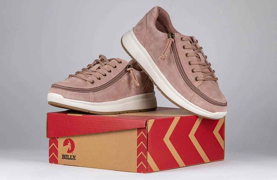 FINAL SALE - Women's Blush Suede BILLY Comfort Lows - Image 10