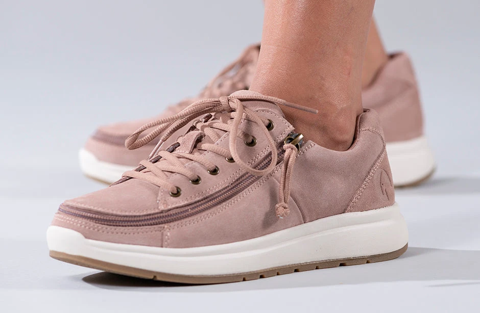 FINAL SALE - Women's Blush Suede BILLY Comfort Lows - Image 7