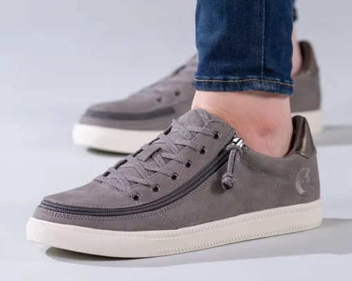 FINAL SALE - Women's Charcoal BILLY Classic Lace Lows - Image 7
