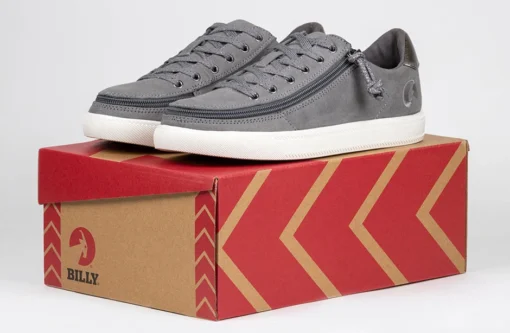 FINAL SALE - Women's Charcoal BILLY Classic Lace Lows - Image 8