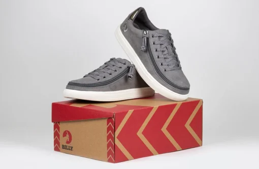 FINAL SALE - Women's Charcoal BILLY Classic Lace Lows - Image 10