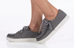 FINAL SALE - Women's Charcoal BILLY Sneaker Low Tops -Boutique Shoe Discount Store BW21328 021 studio standing 1 940x614 4d8b328a abf8 448a 8919 21c090dee043
