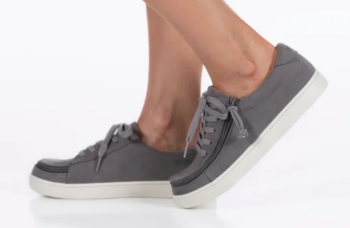 FINAL SALE - Women's Charcoal BILLY Sneaker Low Tops - Image 6