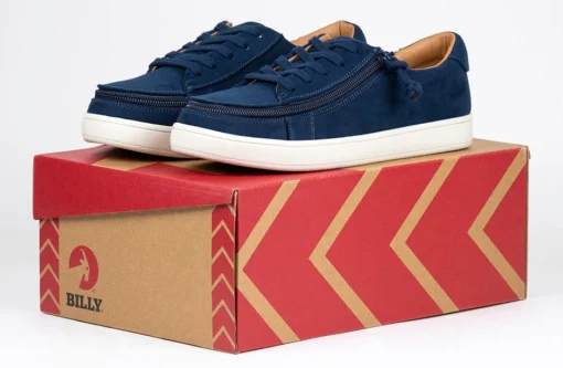FINAL SALE - Women's Navy BILLY Sneaker Low Tops - Image 8
