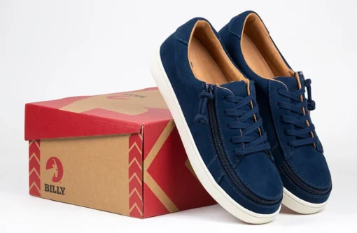 FINAL SALE - Women's Navy BILLY Sneaker Low Tops - Image 9