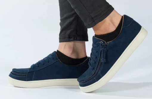 FINAL SALE - Women's Navy BILLY Sneaker Low Tops - Image 6
