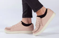FINAL SALE - Women's Blush BILLY Sneaker Low Tops -Boutique Shoe Discount Store BW21328 660 studio standing 1 940x614 52b65c19 fc71 4279 a758 e75d1e54b425