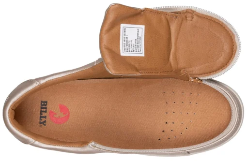 FINAL SALE - Women's Champagne BILLY Sneaker Low Tops - Image 4
