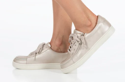 FINAL SALE - Women's Champagne BILLY Sneaker Low Tops - Image 9