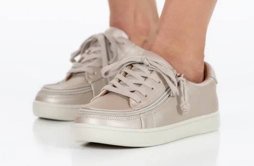FINAL SALE - Women's Champagne BILLY Sneaker Low Tops - Image 10